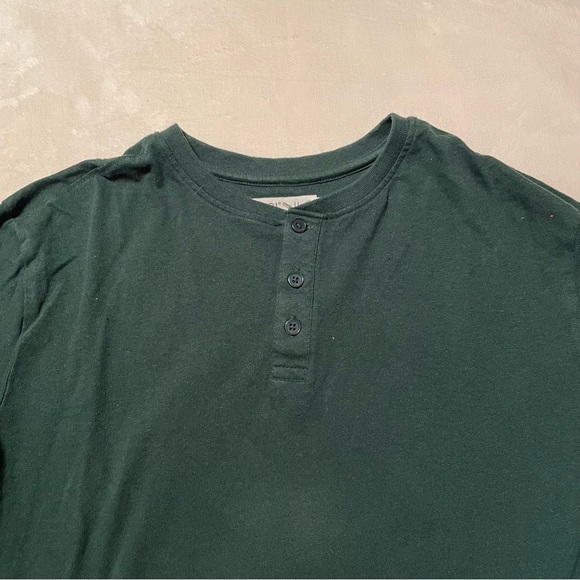 Kangol Forest Green Recycled Fibres Long Sleeve Top - Picture 2 of 3